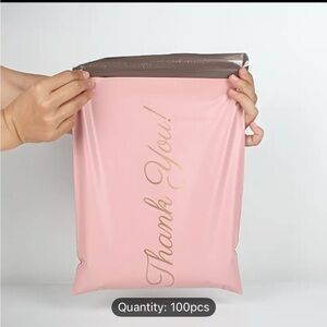 Pink Thank You Poly Mailers 20 in bundle